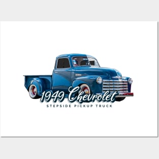 1949 Chevrolet Stepside Pickup Truck Posters and Art